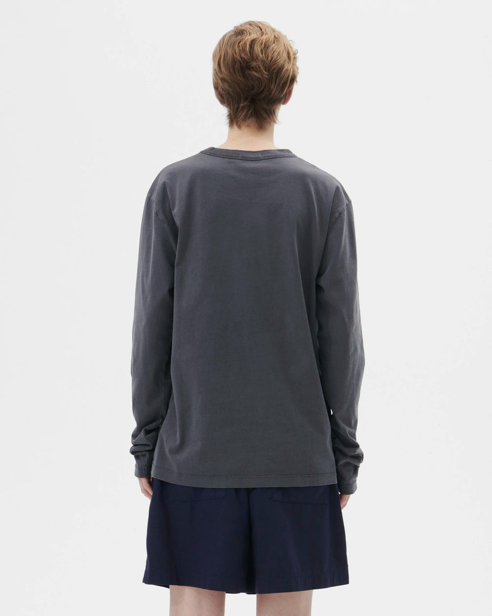 タグ付き　Tekla SLEEPING L/S T-SHIRT sizeL Sleeping T-Shirt - Long Sleeved - Black | Tekla Fabrics