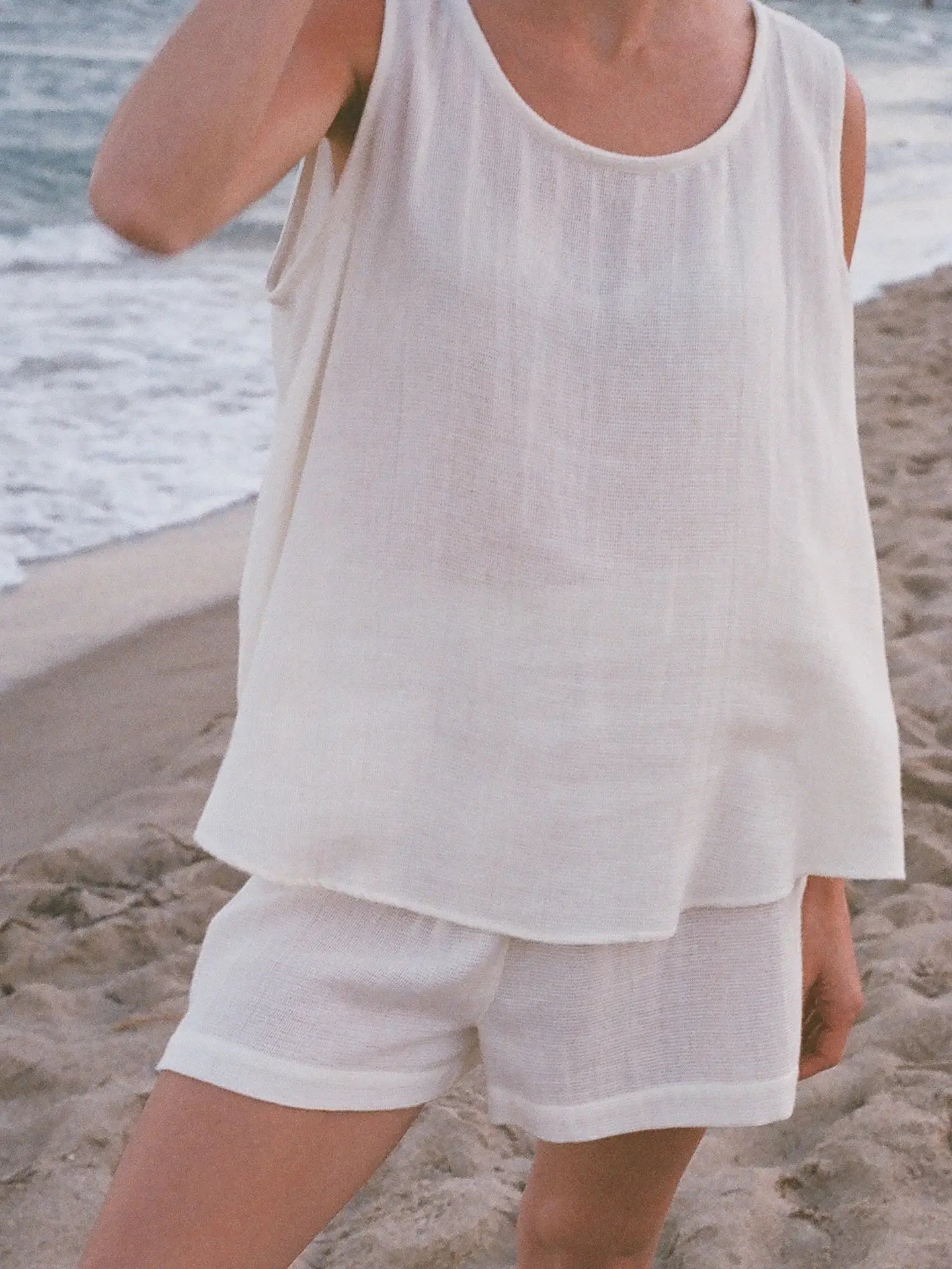 Na Nin - Marni Waffled Cotton Tank