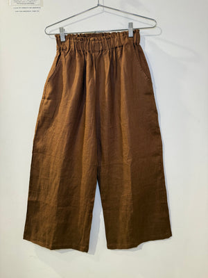 Here. - Linen Wide Pants