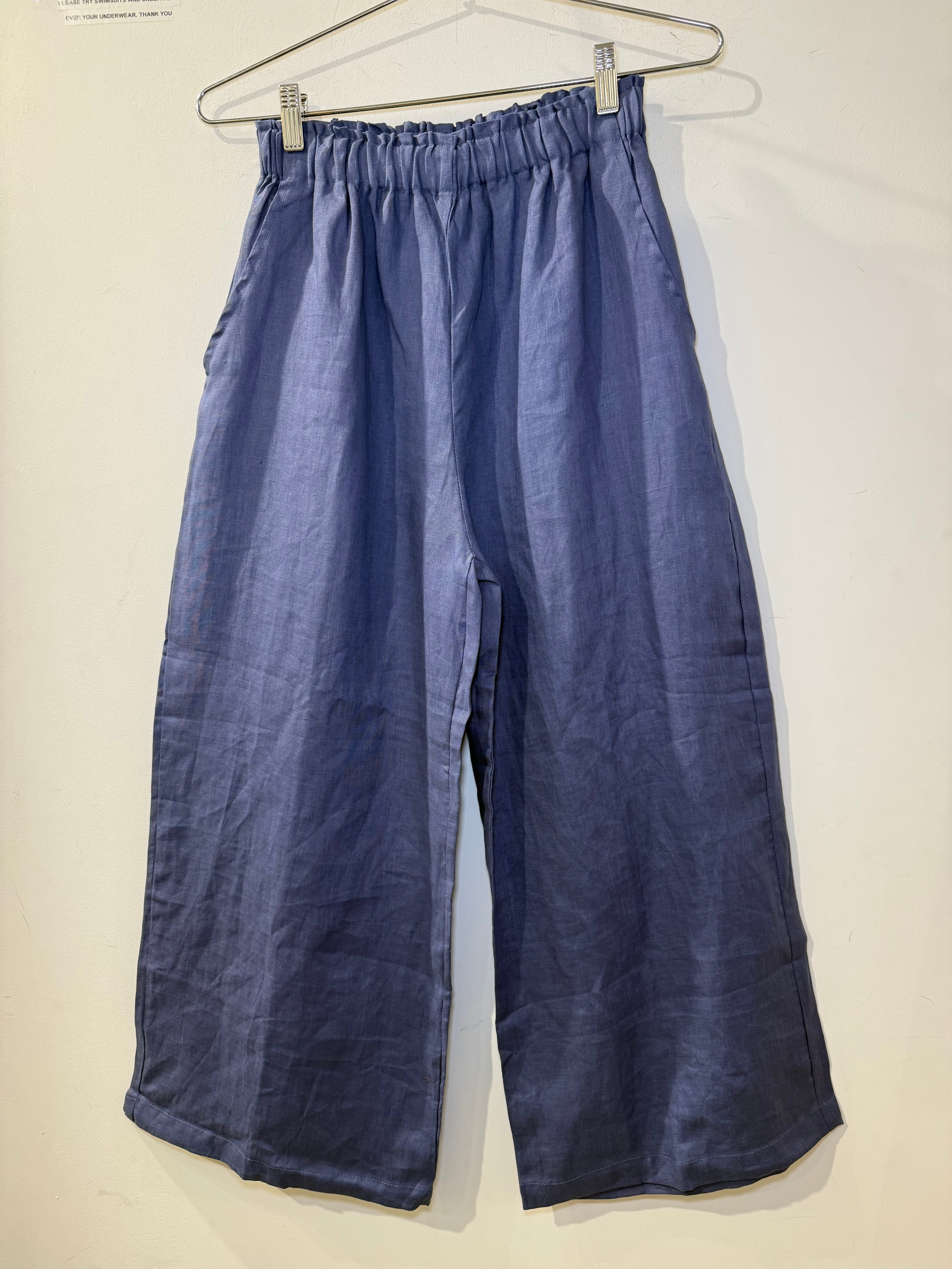 Here. - Linen Wide Pants