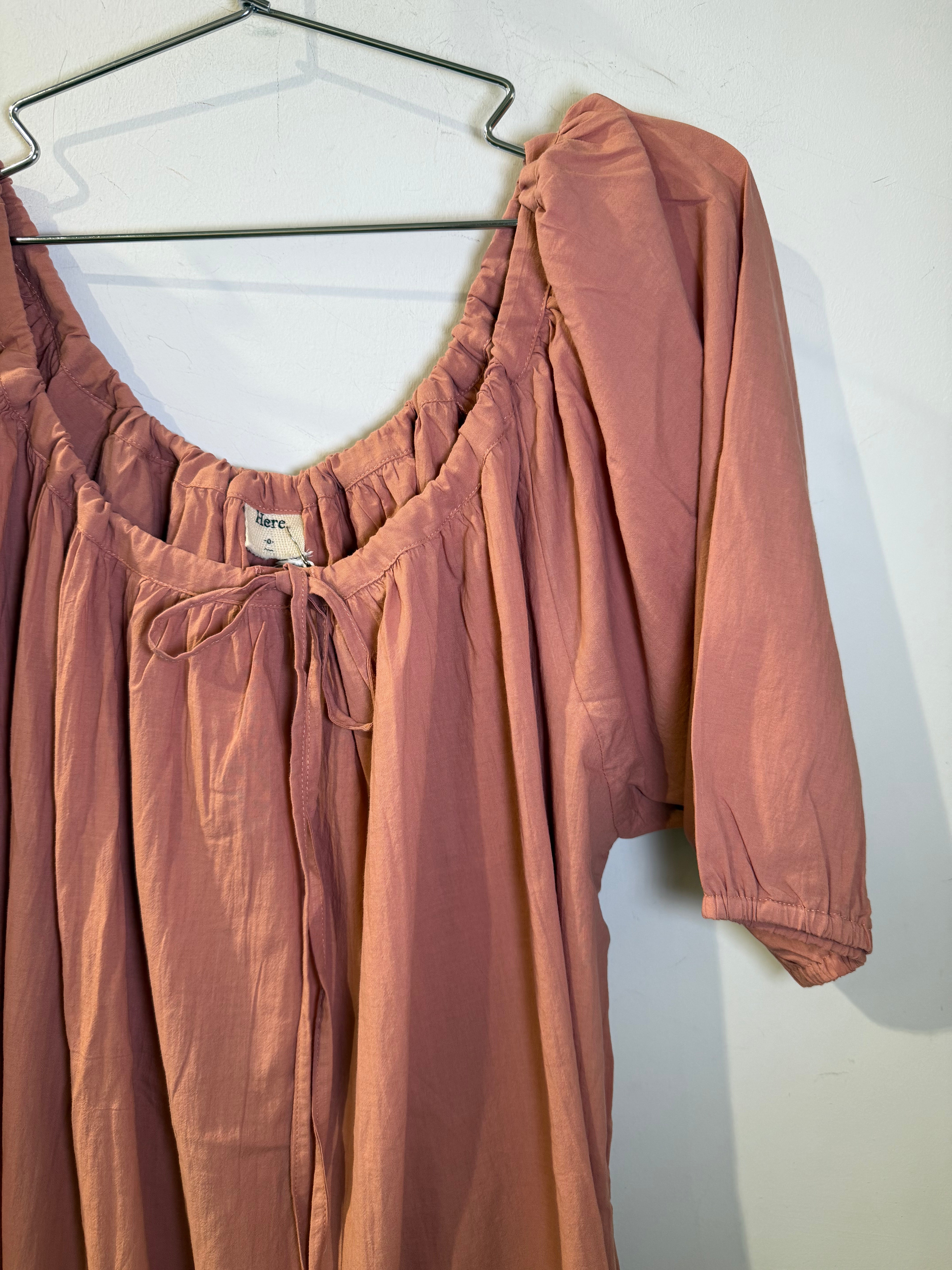 Here. - Puff Sleeve Mini Dress