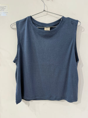 Here. - Raw Silk Box Tank