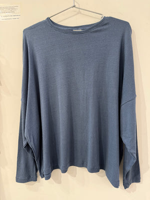 Here. - Raw Silk Oversized Long Sleeve