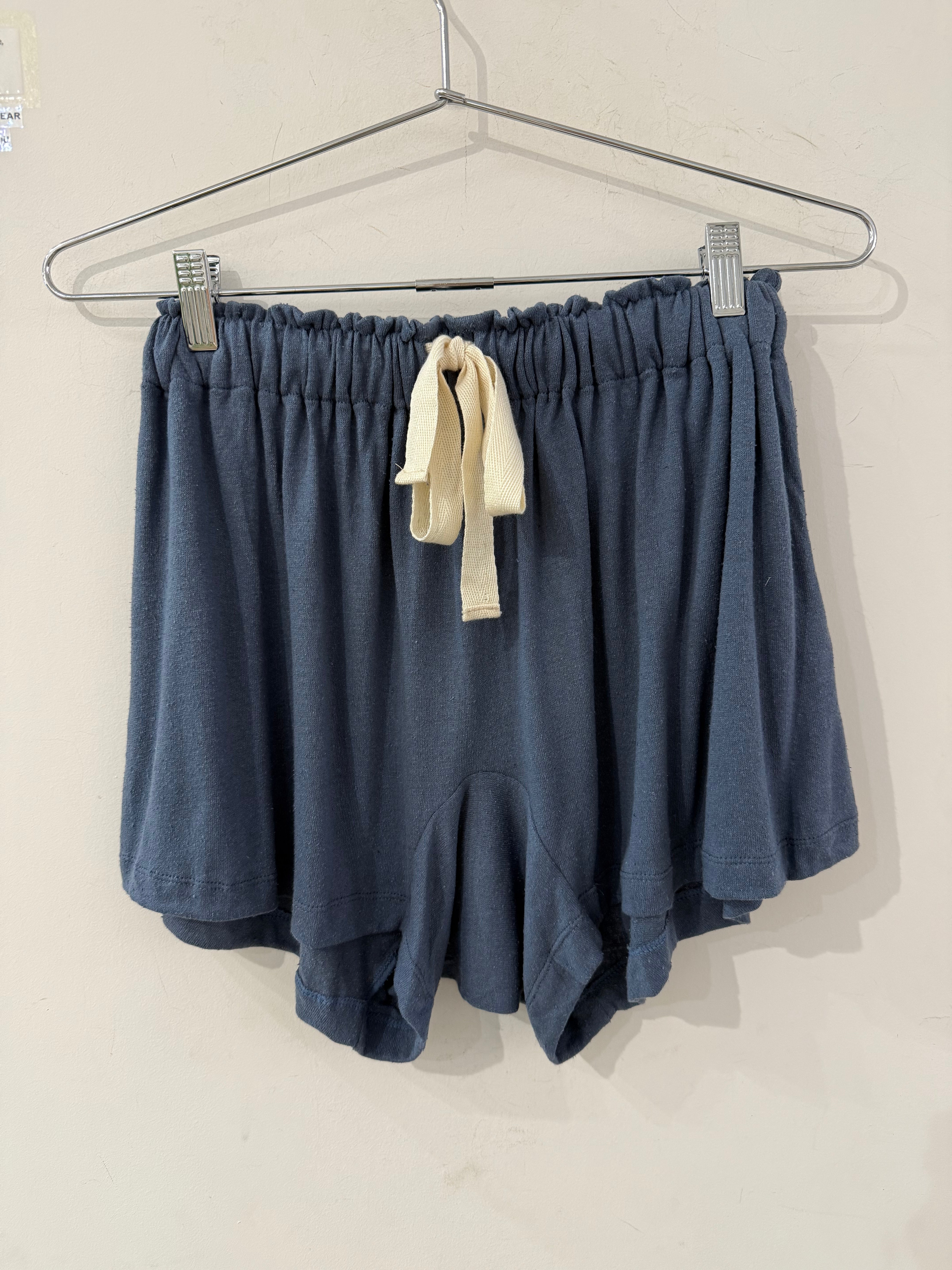 Here. - Raw Silk Lounge Shorts