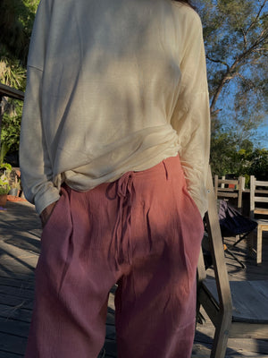 Here. - Relaxed Drawstring Trouser