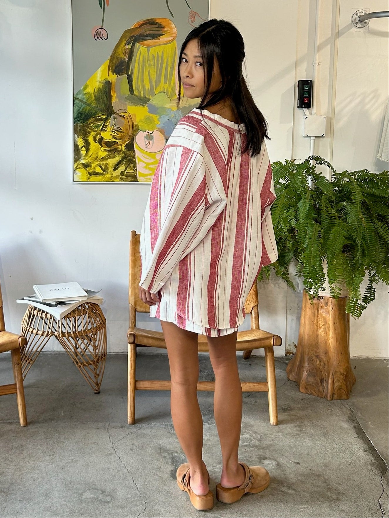 AJK - Cirrus Top / Red Stripes