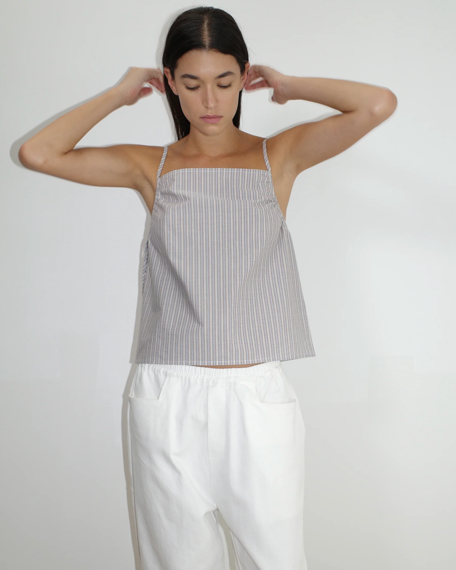 Deiji Studios - Gathered Strap Top