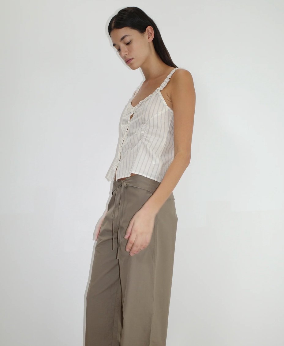 Deiji Studios - Ruffle Button Top