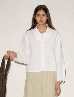 Deiji Studios - Collar Point Shirt / White