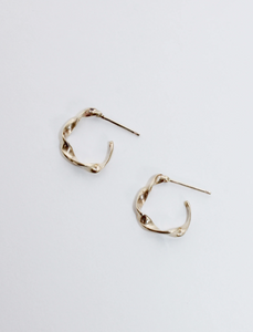 Takara - Twisted Hoops Earrings