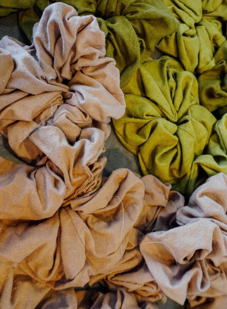 Okbet x Here. Silk Scrunchies