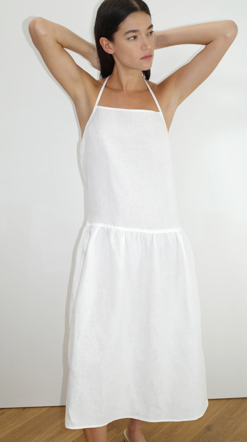 Deiji Studios - Gathered Halter Dress Here. Deiji Studios - Gathered Halter Dress Here.