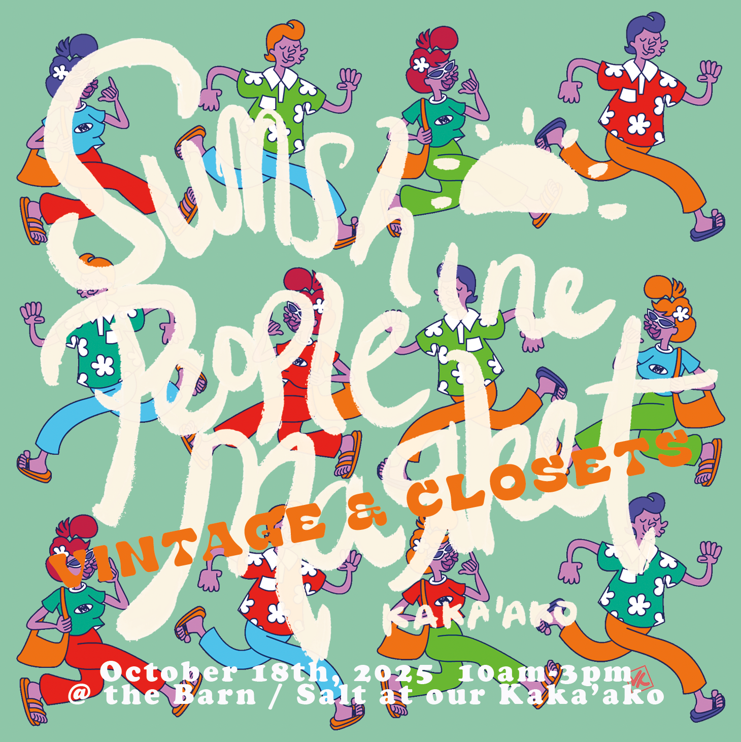 10/18 SUNSHINE PEOPLE MARKET Vintage & Closets -purchase Event Entry