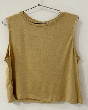 Here. - Raw Silk Box Tank