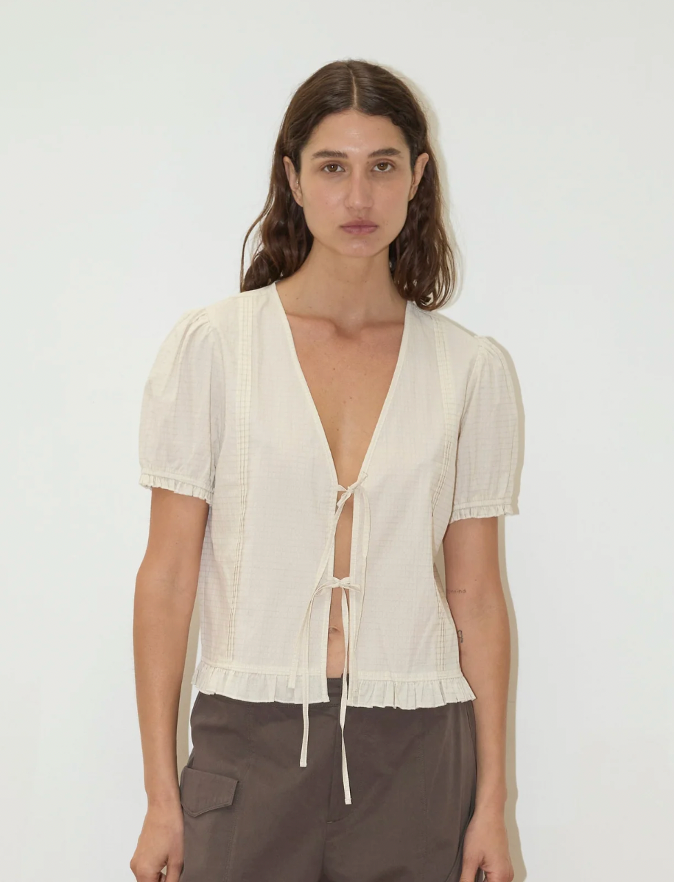 Deiji Studios - Pintuck Top