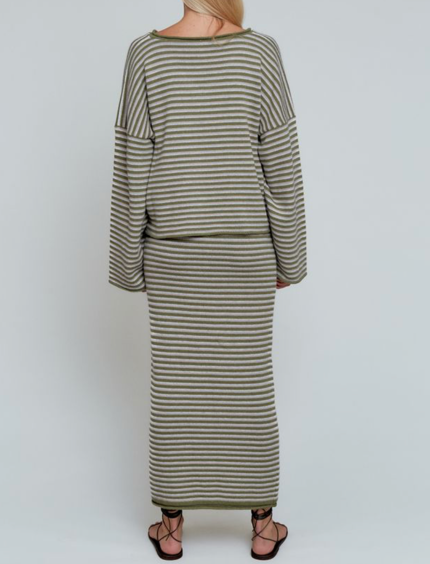 Acacia - Kisse Skirt / Sprig Stripe