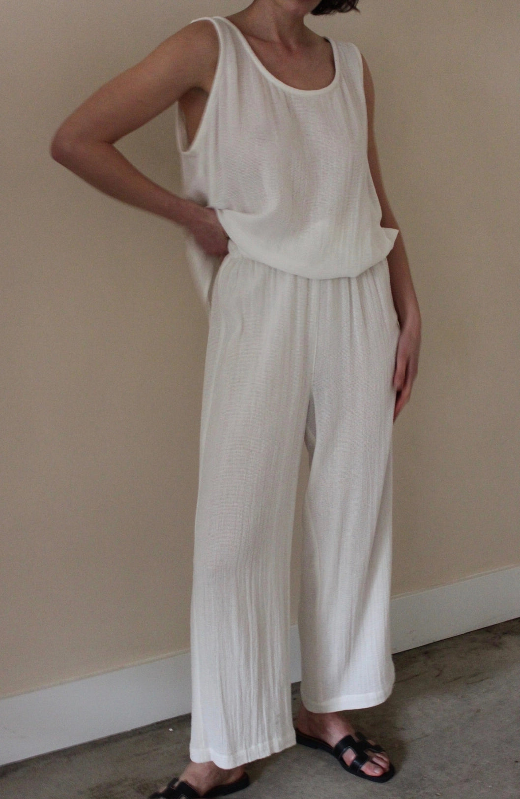 Na Nin - Patricia Waffled Cotton Pant